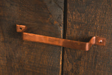 Load image into Gallery viewer, copper door handle with Hammered edge
