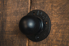 Load image into Gallery viewer, Industrial Black cast iron door knob

