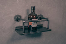 Load image into Gallery viewer, Industrial wine rack wall mounted
