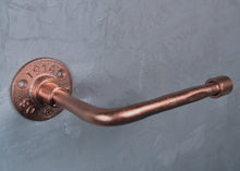 Load image into Gallery viewer, Copper Industrial toilet roll holder
