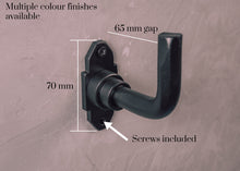 Load image into Gallery viewer, Steel Black hook wall mounted
